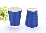 16oz 20oz Takeaway Triple Wall Paper Cups With Lids , Logo Custom Printing