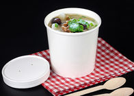 Hot Take Out Soup Containers Full Colour Printing With PE Lamination