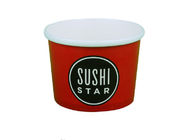 Custom Disposable Hot Soup Containers / Takeaway Soup Cups Food Grade