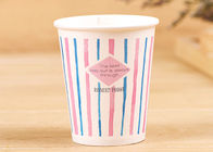 Party Recycled Single Wall Paper Cups / Custom Disposable Paper Coffee Cups
