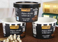 Single Wall Paper Ice Cream Containers Disposable Bowls For Hot Soup