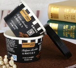Single Wall Paper Ice Cream Containers Disposable Bowls For Hot Soup