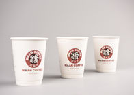 Individual Double Wall Takeaway Coffee Cups Eco Friendly Disposable Coffee Cups