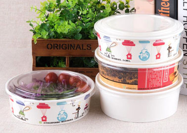 Eco Friendly Disposable Paper Bowls For Resturant Food Grade OEM ODM
