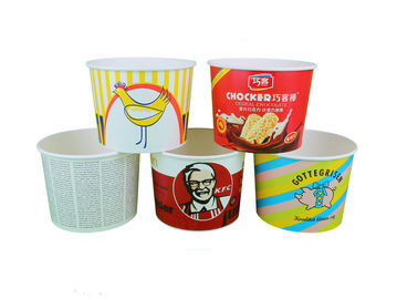 China Individual Paper Popcorn Containers For Party , Reusable Popcorn Bucket factory