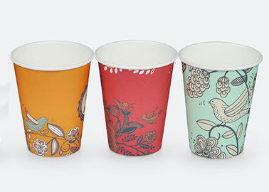 China Party / Wedding Single Wall Paper Cups With Lids For Hot Drinks , FDA Approved factory