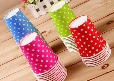 China Children Lovely Single Wall Paper Cups For Hot Cold Drinks , Logo Printing factory