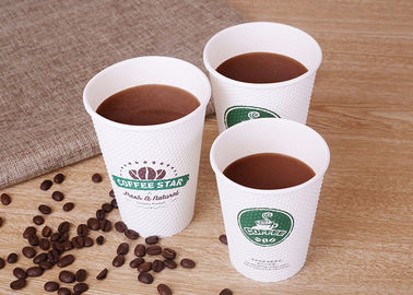 China To Go Paper Drinking Cup / Food Grade Disposable Paper Coffee Cups factory