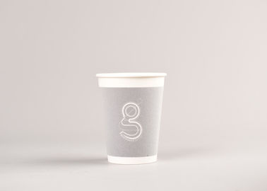 China Biodegradable Paper Drinking Cup For Coffee Logo Custom Printed factory