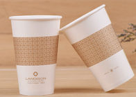 12 Oz 8 Oz Paper Coffee Cups / Logo Custom Printed Paper Cups For Hot Beverages
