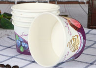 Safe Branded Ice Cream Cups Frozen Yogurt Disposable Bowls With Lids For Hot Food