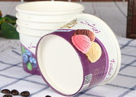 Safe Branded Ice Cream Cups Frozen Yogurt Disposable Bowls With Lids For Hot Food