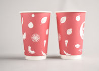 90mm Custom Printing Insulated Paper Cups For Hot / Cold Beverage