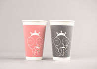 Double Walled Paper Coffee Cups , Heat Resistant Disposable Hot Beverage Cups