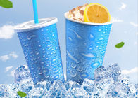 Custom Printing Takeaway Paper Cups With Lids For Kids Cold Beverage Cup