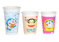 Soda Drinking Disposable Cold Cups With Lids Monkey Logo,  FSC ISO Approved