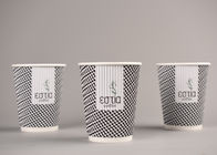 China Biodegradable Triple Wall Cups For Hot Drinking / Coffee , Eco Friendly company
