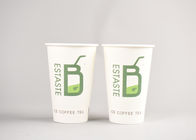Recyclable 16oz Disposable Hot Drink Cups For Tea , Branding Logo