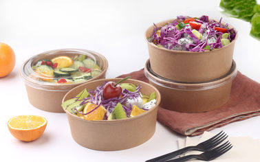 China 22oz 24oz Disposable Soup Bowls For Takeaway Foods With Eco - Freindly Ink factory