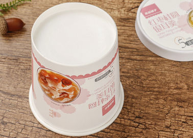 China Customize Small Disposable Paper Bowls For Weddings , Logo Printing factory