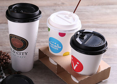 China Custom Printed Single Wall Paper Cups For Cold Drinking With Plastic Lids factory