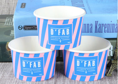 China Take Away Custom Branded Ice Cream Cups Food Grade For Frozen Yogurt factory