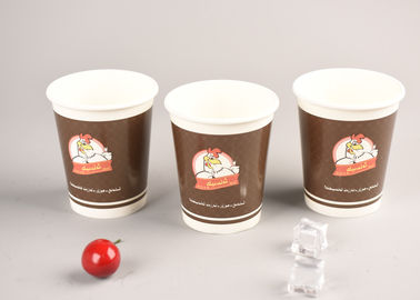 China Eco Friendly 16oz Cold Paper Cups Iced Recyclable Coffee Cups For Shop / Office factory