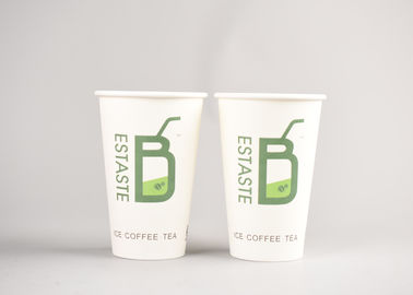 Recyclable 16oz Disposable Hot Drink Cups For Tea , Branding Logo